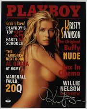 Kristy Swanson Signed Playboy 16x20 Photo PSA/DNA November 2002 Magazine Cover picture