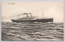 Postcard MS Berlin Norddeutscher Lloyd Bremen Steamship picture