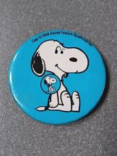 Vintage Snoopy Pin Pinback Badge 2-1/2