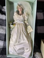 Franklin Mint Princess Diana Bride Doll in Wedding Dress picture