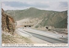 Carlin Nevada, Tunnels on Interstate 80, I-80, Vintage Postcard picture