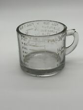 Vintage 1920s Short Measuring Cup No Spout Rare Dry Goods picture