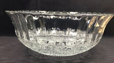 fluted glass bowl, pressed Decorative pattern On Bottom, 7 1/2 inches picture