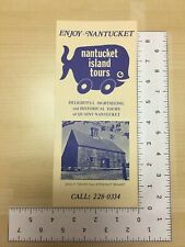 Vintage Travel Brochure Enjoy Nantucket Island Tours Delightful Sightseeing MA picture