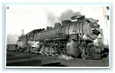 UP Union Pacific #5501 Railroad Train RPPC Real Photo Postcard Trimmed Ogden UT picture