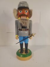 Vintage 1989 Lothar Junghanel Nutcracker Confederate Soldier w/ accents - Signed picture
