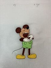 VINTAGE Cel DISNEY STUDIOS MICKEY MOUSE SINGING HAND PAINTED CEL RARE HTF picture