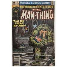 Man-Thing (1979 series) #9 Newsstand in Fine minus condition. Marvel comics [f; picture