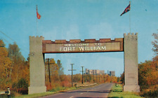 Gateway to the Lakehead Cities in Fort William, Ontario, Canada vintage unposted picture