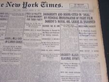 1924 MARCH 19 NEW YORK TIMES - DAUGHERTY AND BURNS CITED IN DEAL - NT 6826 picture