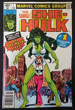 Savage She-Hulk #1 Newsstand Variant 1st app. and origin She Hulk 1980 Marvel FN picture