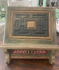 Beautiful Rare Vintage Antique Wood Carved Lectern Stand Holder Bible Church  picture