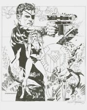 Jim Steranko SIGNED LE Marvel Comic Art Print #35/100 Nick Fury Agent of Shield picture