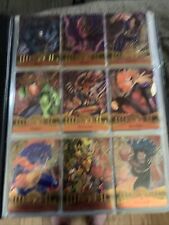 1995 95 Fleer Marvel Metal Complete 138 Card Base Set NM Condition X-Men picture