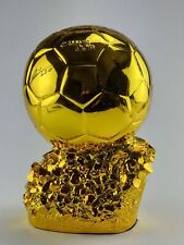 Lionel Messi balon de color oro in resin hand signed with COA picture