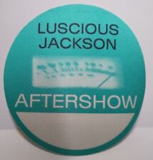 Luscious Jackson Backstage Pass Original 1996 Fever In Fever Out Cloth Fabric picture