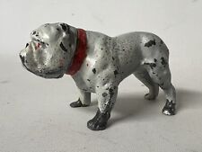 Vintage Bulldog Pewter Metal Figure Figurine Painted picture