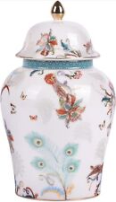 Chinese Ginger Jar with Lid Chinoiserie Antique Style picture