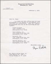 BYRON R. WHITE - TYPED LETTER SIGNED 02/04/1969 picture