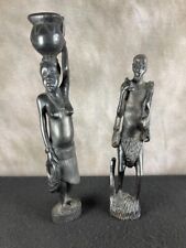 Beautiful VTG African Tribal Hand Carved Man 14