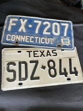 License Plate Vintage Texas (1970s) ✅🚨🐎 picture