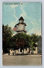 Allentown PA-Pennsylvania, Court House, Antique Vintage Souvenir Postcard picture