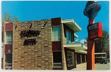 Vintage Billings Montana MT Stardust Motel Postcard 1964 Exterior picture