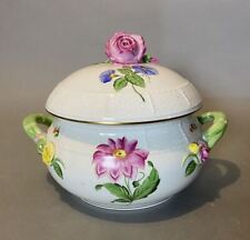 Herend Porcelain Floral Decorated Large Handled Tureen with Cover picture