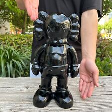 15.5LB 13.7'' Natural Black Obsidian Sculpture Statue Healing Crystal Carving picture