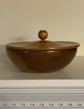 Myrtlewood bowl with lid picture
