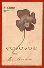 ILLUSTRATED BY RAPHAEL KIRCHNER, A QUATRE FEUILLES, FOUR-LEAVED WOMAN, 1908    m picture