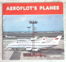 1987 Aeroflot`s planes TU-154 IL-86 Booklet AviaReklama Russian book in English picture