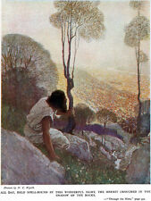 Arthur Conan Doyle N C WYETH Through The Mists COMING OF THE HUNS 1910 Story picture