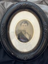 1800's Antique Tintype Framed Photo picture