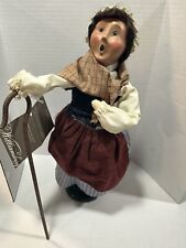 Byers Choice Caroler | Colonial Williamsburg  Shepherdess with Staff | With Tag picture