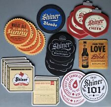 Lot of 21 Shiner Beer Coasters Bock Wheat Ale Spoetzl Brewery Shiner Texas picture