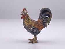 Beautiful Antique Austrian Vienna Cold Painted Bronze Rooster picture