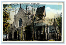 c1920s Holy Trinity Church (Anglican) Winnipeg Manitoba Canada Postcard picture