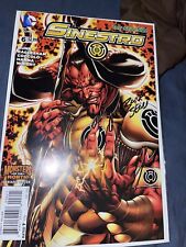 Sinestro #6 Monsters Variant DC NM Signed By Bart Sears W Coa picture