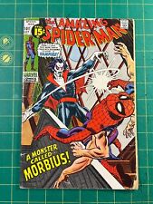 Amazing Spider-Man #101 GD+ 2.5 1st Morbius Marvel 1971 CRACKED OUT CGC w/LABEL picture