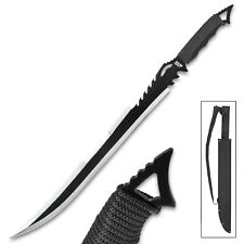 Full Tang Black Stealth Tactical Ninja Sword Katana Machete Samurai with Sheath picture