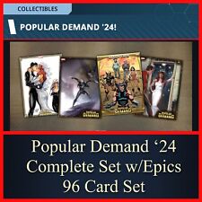 POPULAR DEMAND ‘24-SUPER RARE+RARE+UNC 78 CARD SET-TOPPS MARVEL COLLECT picture