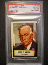 1952 LOOK N SEE CARD #107 MARSHALL TOPPS  (GRADED PSA 8 MC) picture