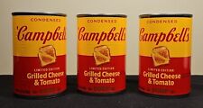 ☆CAMPBELLS GRILLED CHEESE AND TOMATO SOUP☆ 1ST LIMITED EDITION☆ 3 CANS☆ picture