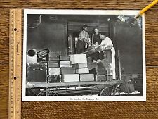 Antique Old Railroad N&S Norfolk Southern Baggage Car Train Print Picture (READ) picture