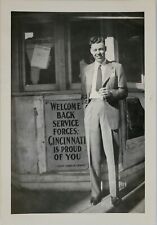 1940s Welcome Back Service Forces Cincinnati Is Proud Of You JAYCEES Post WW2 picture