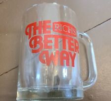 Vintage Rich's The Better Way Glass Mug 4.5 Inch Tall picture