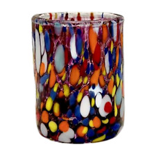 Handmade Murano Glass Shot Glass, Multiple Available, From Italy - PURPLE picture