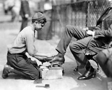 Shoeshine Boy 1924 New York City Photo  8 x 10 Photo picture