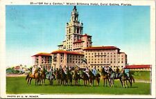 Miami Biltmore Hotel Southern Equestrian Rider Vintage Coral Gables FLorida picture